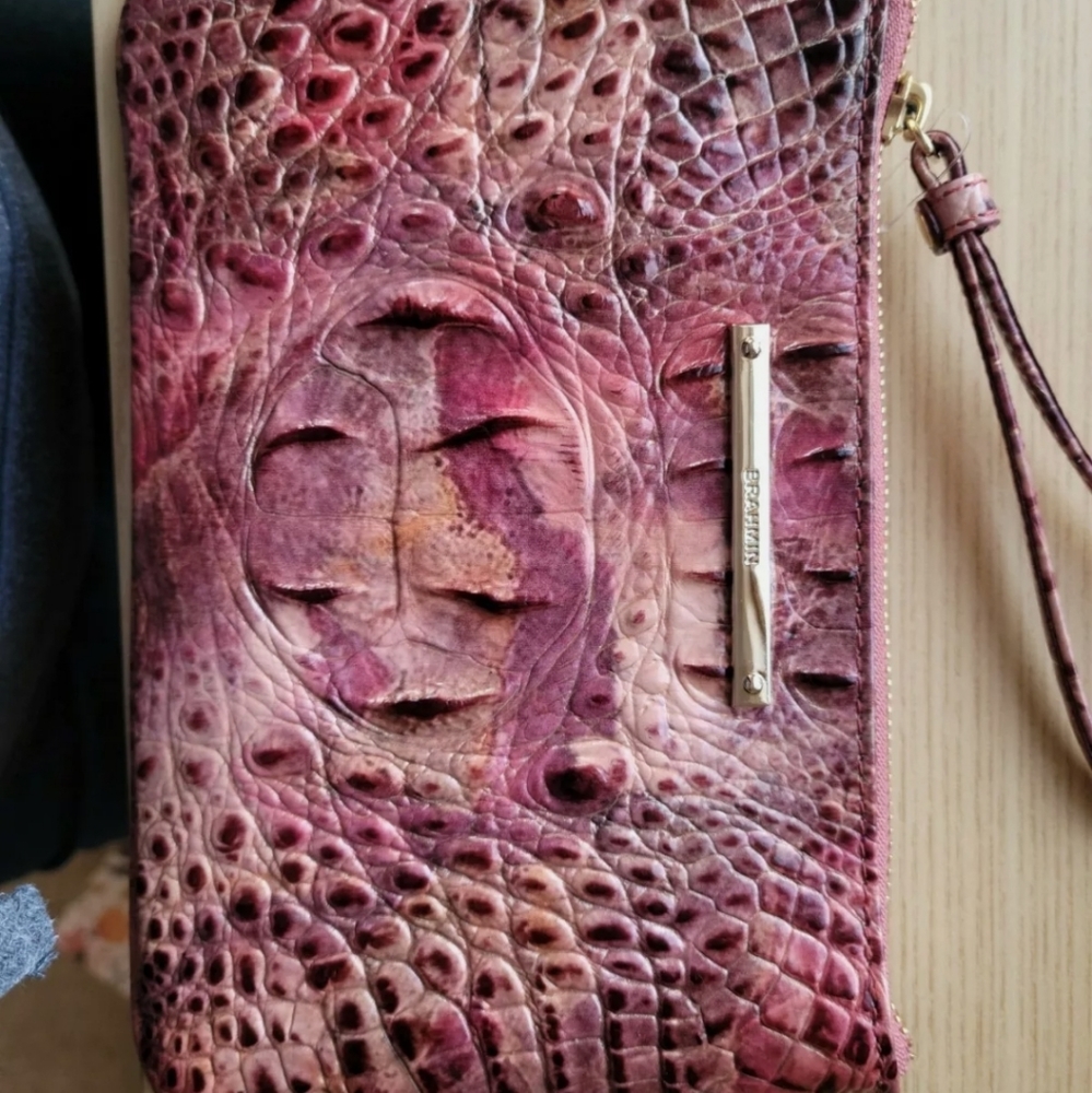 Brahmin Sally Wristlet in Wisteria